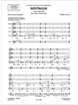 Nostalgia - Philippe Hersant - Partition - Chœur
